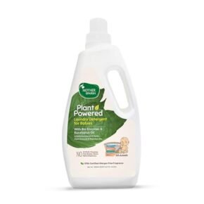 Mother Sparsh Plant Powered Baby Laundry Liquid Detergent With Bio - Enzymes and Eucalyptus Oil | Without Dyes & Optical Brighteners -1 Litre