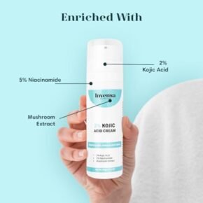 Invensa 2% Kojic Acid Face Cream | Non-Greasy For Pigmentation, Blemishes, White Skin Brightening, Uneven Skin Tone, Sun Damage, Anti-Aging, Dark Spots Treatment for Men & Women - 30 Gm - Image 2