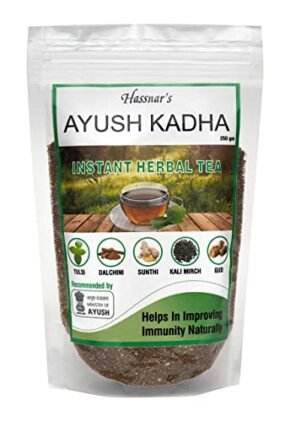 Hassnar Health and Pesonal Care Ayush Kadha | Ayush Kwath | Herbal Tea Powder 250 gm | Natural Immunity Booster For Adults | Immunity Drink for Kids, Men, Women