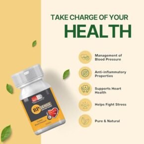 A&A Ayurvedic Bp Sense Ayurvedic Medicine, Helps in Maintain Blood Pressure, Hypertension Relief, Unisex Product (Pack of 60 Capsules)