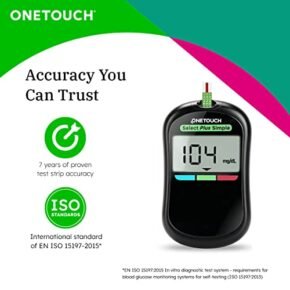 OneTouch Select Plus Test Strips | Pack of 50 Strips | Blood Sugar Test Machine Testing Strips | Global Iconic Brand | For use with OneTouch Select Plus Simple Glucometer - Image 2