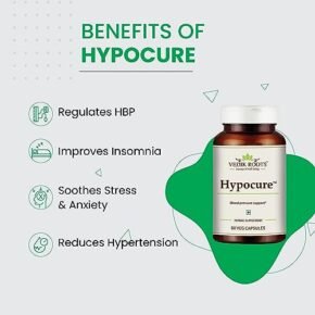 Vedikroots Hypocure Ayurvedic Capsules 60 Capsules| Blood Pressure Control| Ayurvedic Medicine| Heart Health Support| Hypertension Management| For Men & Women (Pack of 1) - Image 4