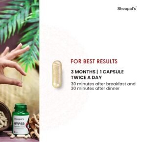 Sheopal's Hyper High Blood Pressure Capsule For Hypertension Management | High BP Control Ayurvedic Medicine | Hypertension Relief - 60 Capsule - Image 3