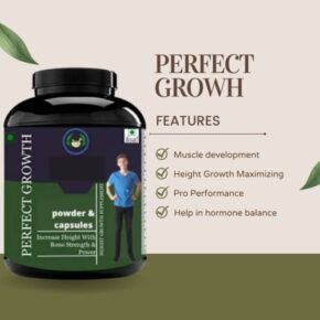 Perfect Growth | Chocolate Flavor increase height | height growth | Ayurvedic medicine | Kids | Pack Of (1) - Image 3