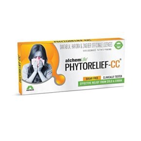 Alchem Life PhytoRelief CC® | Natural Immunity Booster. Fights Viral Cough, Cold & Sore throat | Pack of 1