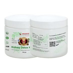 MedicoExperts Kidney Detox Kadha For Natural Detoxification, Helps to Kidney Cleanse, prevent Stones - Kidney Detox Supplements include Kasni, Punarnava, and 4 Ayurvedic Detox Herbs 100gm (1 month)