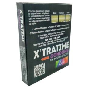 Apollo Life X'tra Time Condoms, 3 Count - Image 3