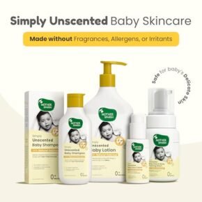 Mother Sparsh Simply Unscented Mineral Baby Sunscreen with Natural Oatmeal -50g, with SPF 50 & UVA/UVB Protection | Fragrance Free Sunscreen for Babies with Sensitive Skin - Image 3