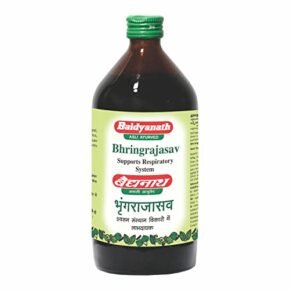 Baidyanath Asli Ayurved Bhringrajasava Liquid 450 Ml - Ayurvedic Formula For Healthy Hair, Liver Wellness & Digestive Health