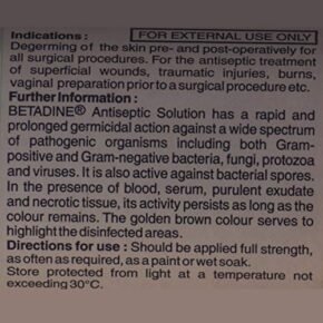 Betadine 10% w/v - Bottle of 100 ml Standerdised Microbial Solution - Image 4