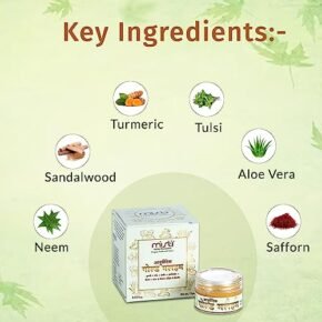 Misti's Ayurvedic Gold Malam for Itching, Rashes, Eczema, Acne, Ringworm, Boils, Allergy, Burn Marks, Crack Heel, Foot care, Fungal Infection, pigmentation, dryness & All types of skin infection with AloeVera, Turmeric, Saffron, Sandalwood, Tulsi, Neem | All Skin Types Men & Women - 15g - Image 2