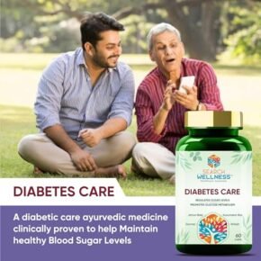SEARCH WELLNESS Diabetes Care 60 Capsule Pack of 1 | Blend With Jamun, Shilajit & Karela | Manage Diabetes & Blood Sugar Level | Dia & Sugar Free Ayurvedic Medicine For Men & Women | BPA & GMO Free - Image 5