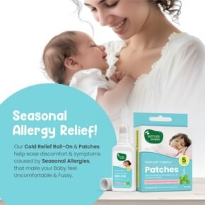 Mother Sparsh Natural Vapour Complete Cold Relief Roll-On for Babies-15ml | with Thymol Crystal, Eucalyptus Oil & Peppermint Oil for Cold & Cough | 100% Natural | Relieves Chest Congestion - Image 4
