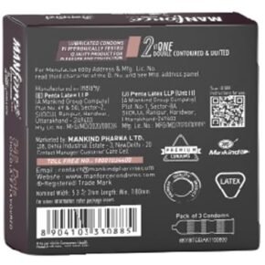 Manforce 342 Dots Xotic Chocolate Flavour Condoms, 3 Count - Image 2