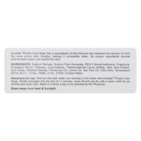 Acnelak Pimple Care Soap 75gm - Image 2
