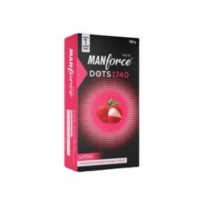 Manforce Dots 1740 Extra Dotted Condoms - Litchi 10's - Image 3