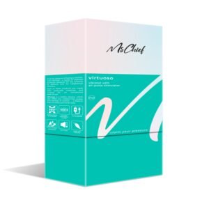 MsChief Virtuoso Vibrator With Air Pulse Stimulator - Turquoise 1's - Image 2