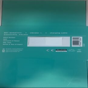 MsChief Virtuoso Vibrator With Air Pulse Stimulator - Turquoise 1's - Image 3