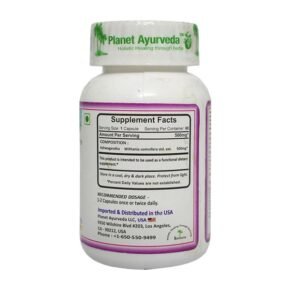 Planet Ayurveda Ashwagandha Capsules 60's - Image 2