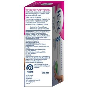 Veet Hair Removal Cream - Sensitive Skin 30 gm - Image 2