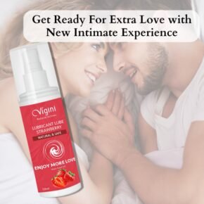 Vigini Lubricant Lube Water Based Gel - Strawberry 50 ml - Image 2