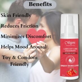 Vigini Lubricant Lube Water Based Gel - Strawberry 50 ml - Image 3